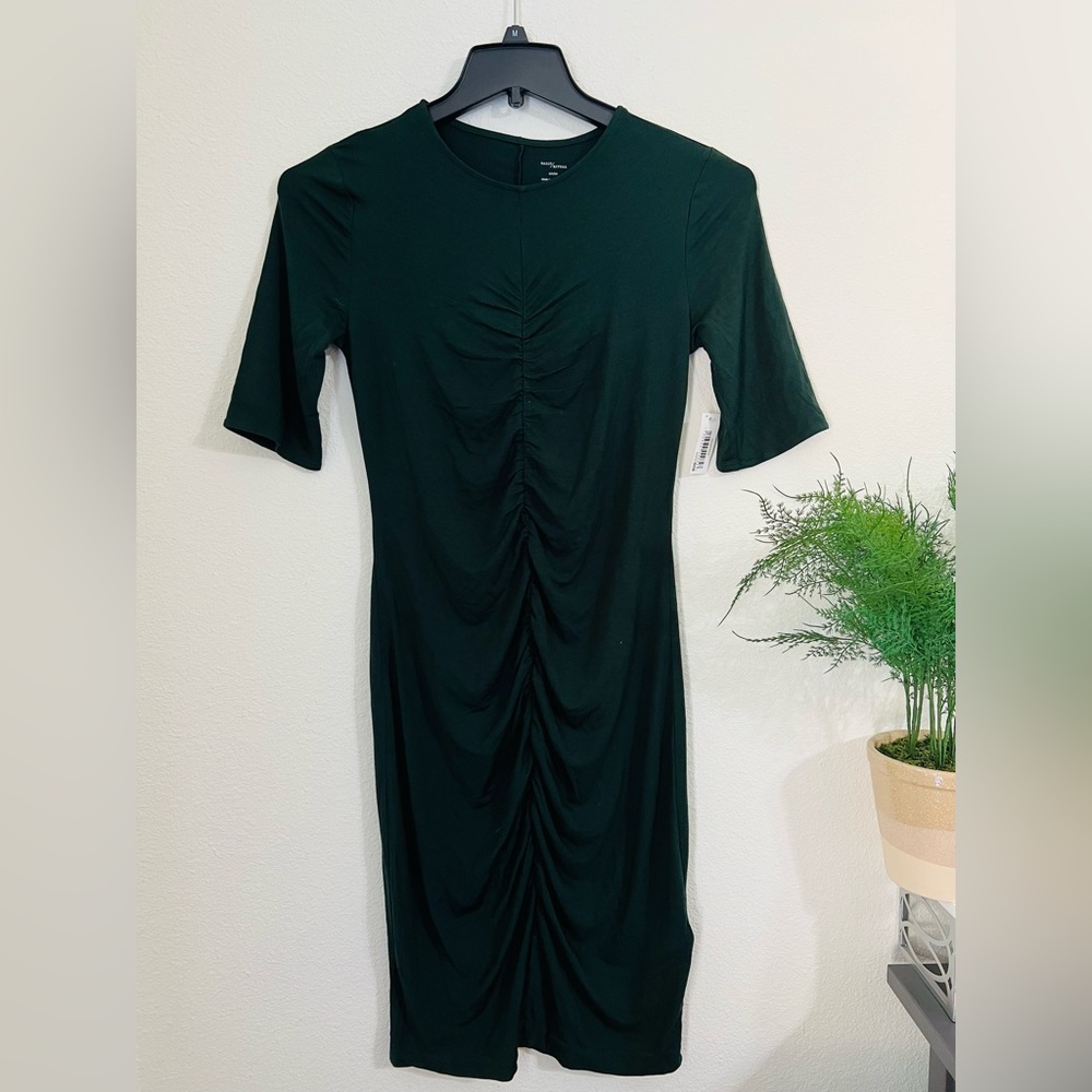 Daily Ritual Hunter Green Dress Size Small